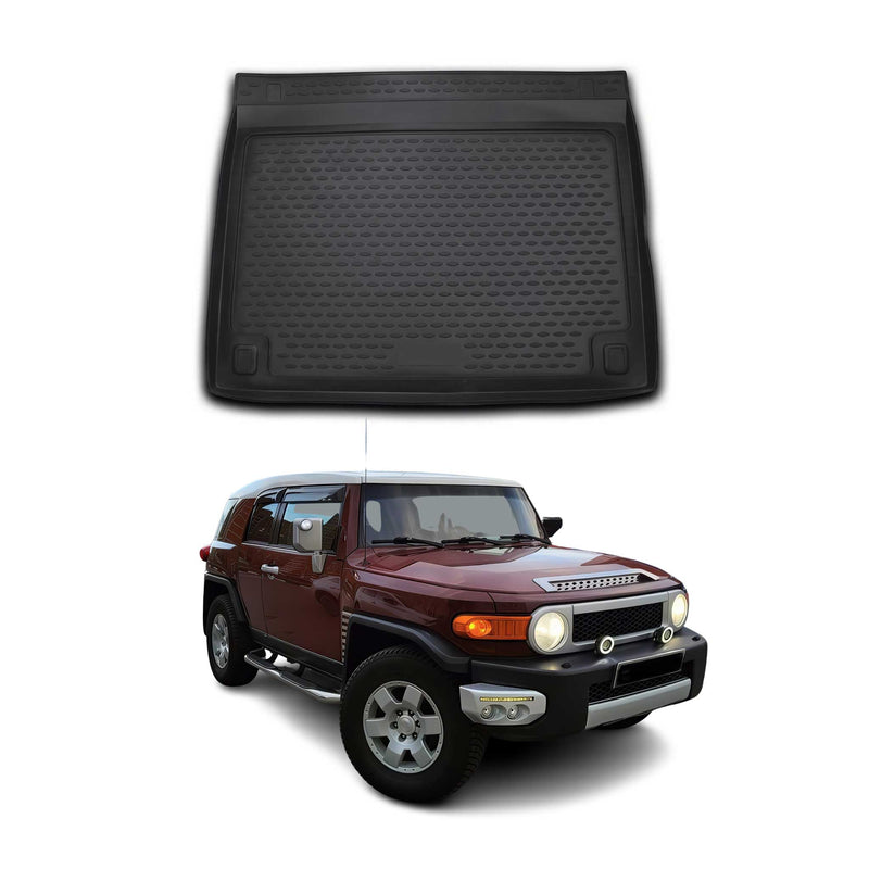 Tapis de Coffre pour Toyota FJ Cruiser 2007-2014 en caoutchouc TPE 3D Noir 1Pcs