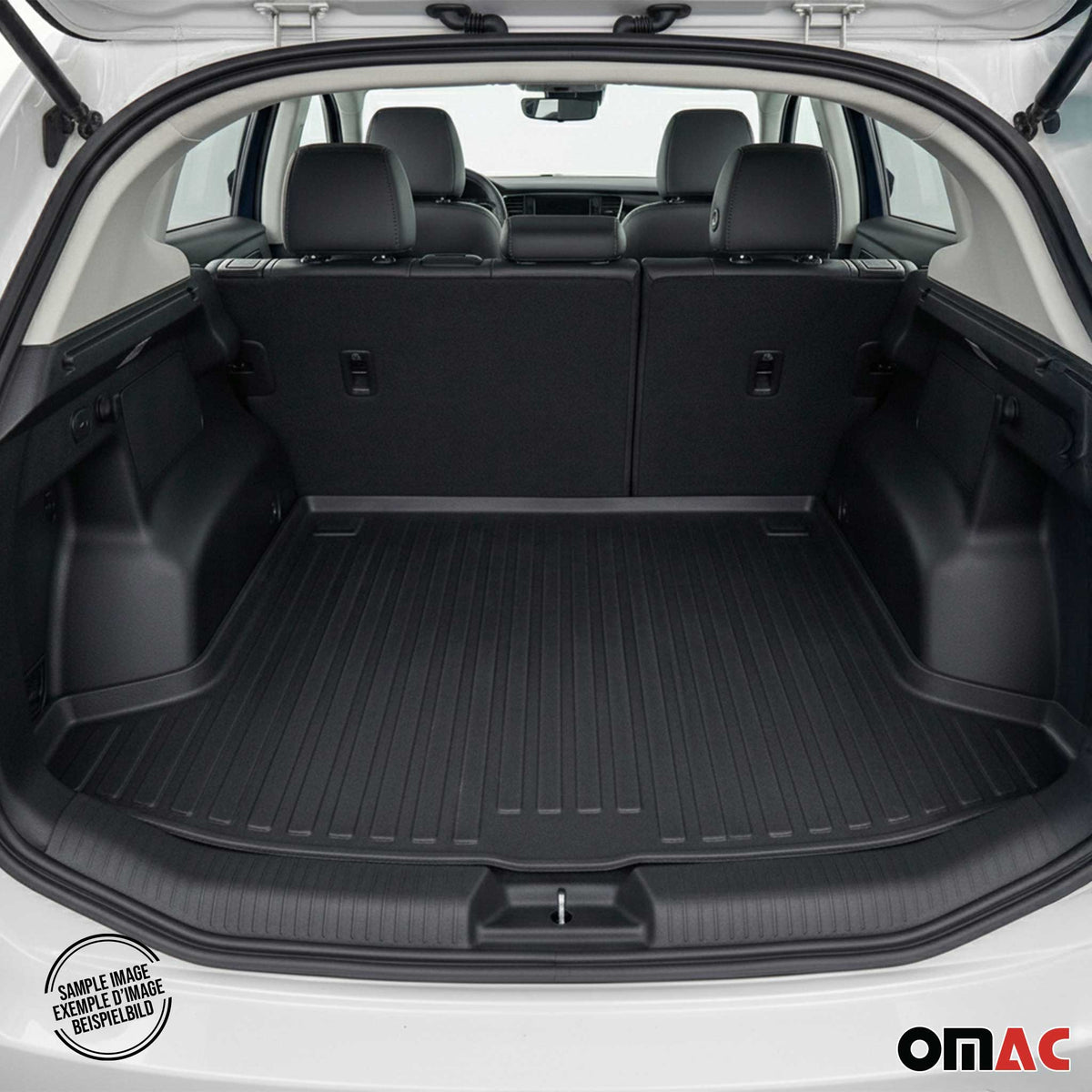 Kit Tapis de Sol et Coffre pour Ford Focus III Berline 2011-2018 Noir TPE