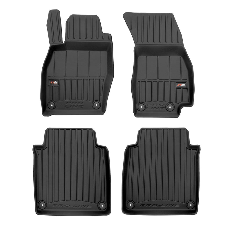 OMAC Tapis de sol caoutchouc pour Audi A8 S8 D5 Long 2017-2025 4Pcs Noir Premium