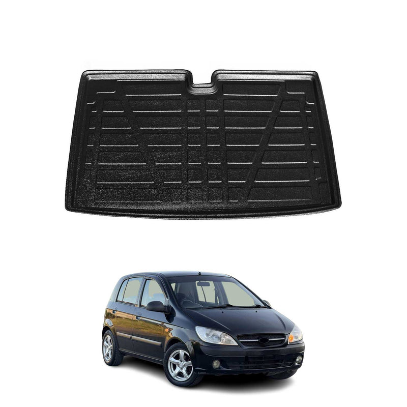 Tapis de Coffre pour Hyundai Getz 2002-2011 HB en TPE Noir
