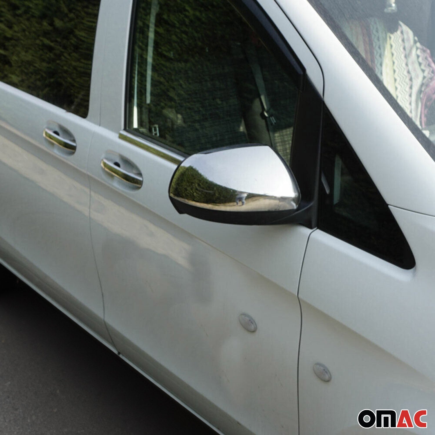 Coques de Rétroviseurs pour Mercedes Vito W447 2014-2025 en ABS Argent