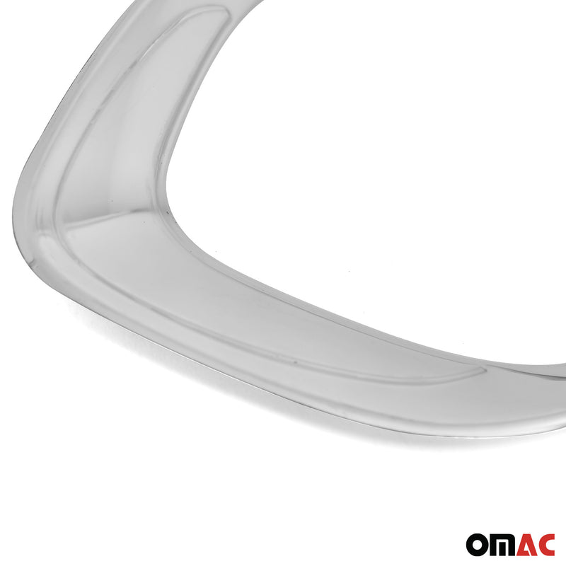 Cadre Phare Antibrouillard pour Kia Sorento 2010-2012 en acier inox Chromé