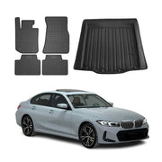 Kit Tapis de sol et coffre pour BMW Série 3 G20 2019-2026 / G80 2019-2026 Noir