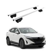 Barres de toit Transversales pour Nissan Qashqai J12 2021-2026 Acier Gris 2Pcs