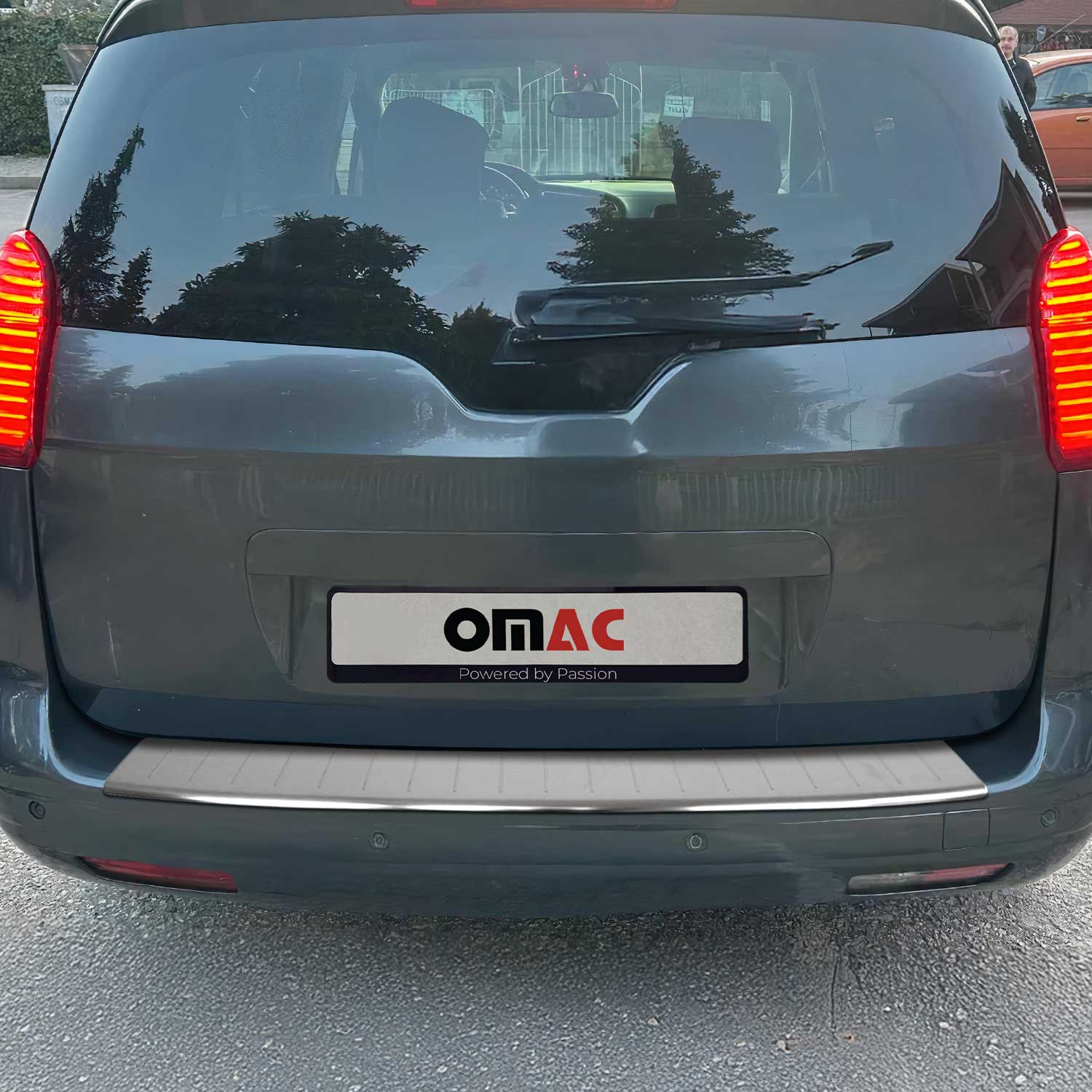 Protection Seuil de Pare-chocs Arriére Pour Peugeot 5008 2009-2016 Acier Inox