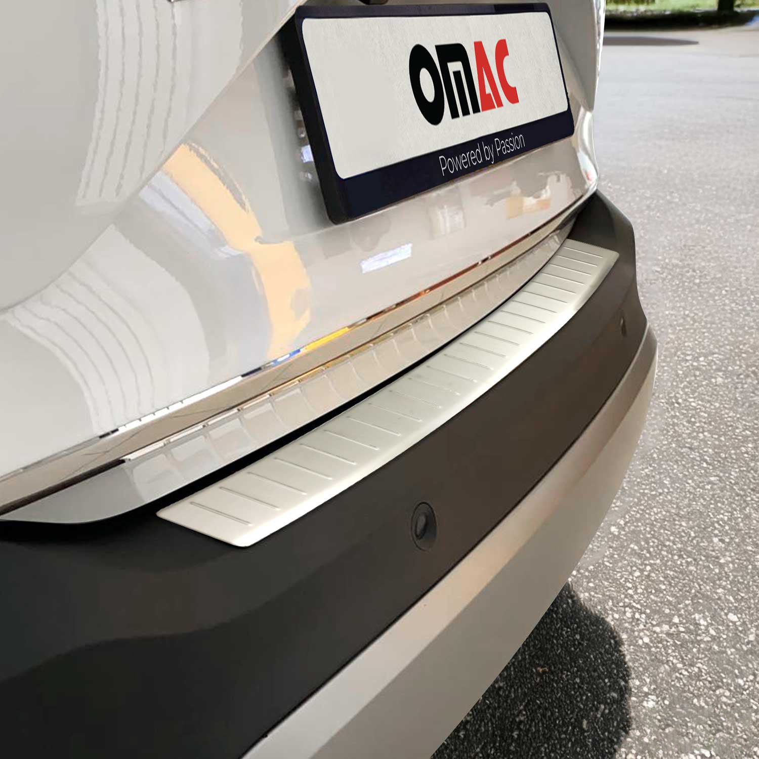 Seuil de Pare-chocs Brossé Pour Opel Crossland X 2017-2021 Inox