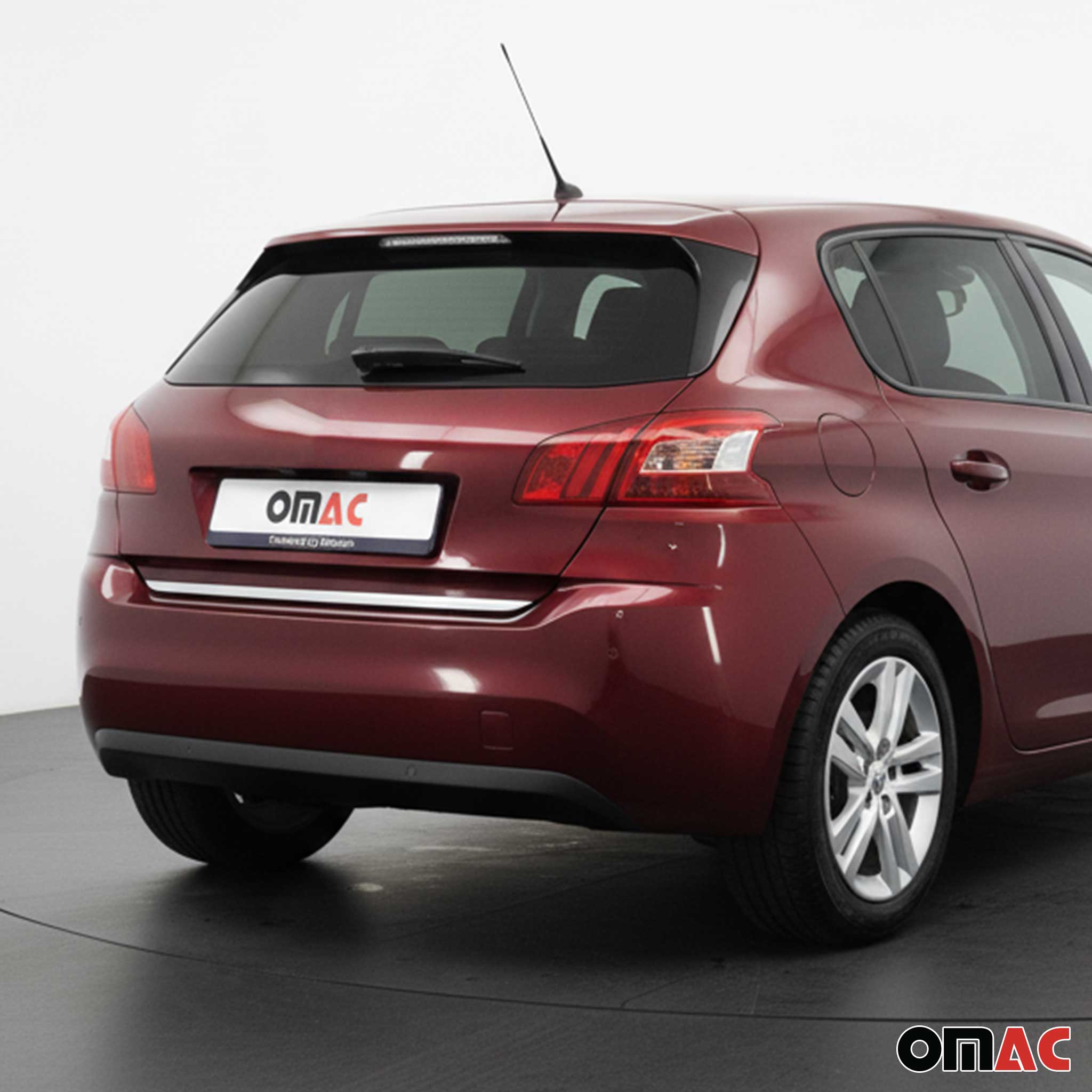 Garniture de Hayon Coffre pour Peugeot 308 2014-2021 acier inoxydable