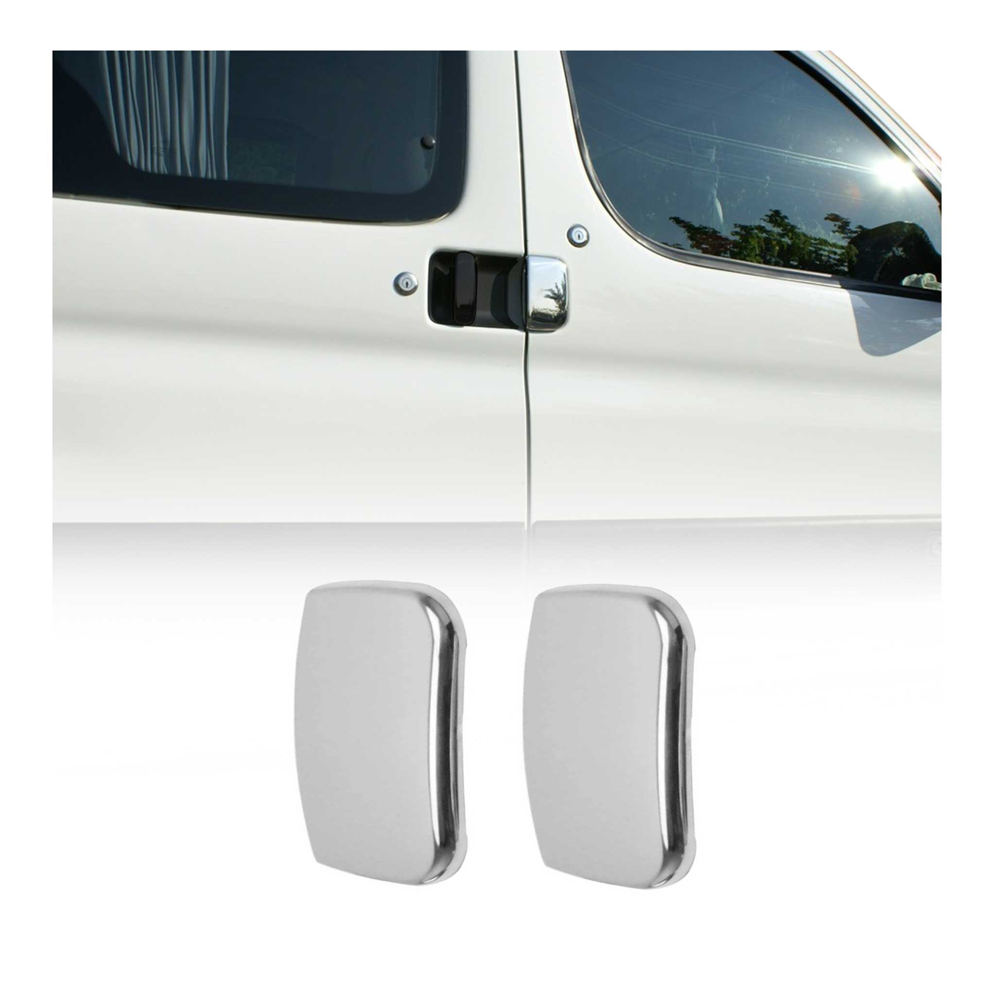 Poignée de porte Latérale pour Peugeot Partner mk1 1996-2008 acier inox Chromé