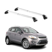 Barres de toit transversales pour Ford Kuga 2008-2013 5P Gris Argenté 2x ABE