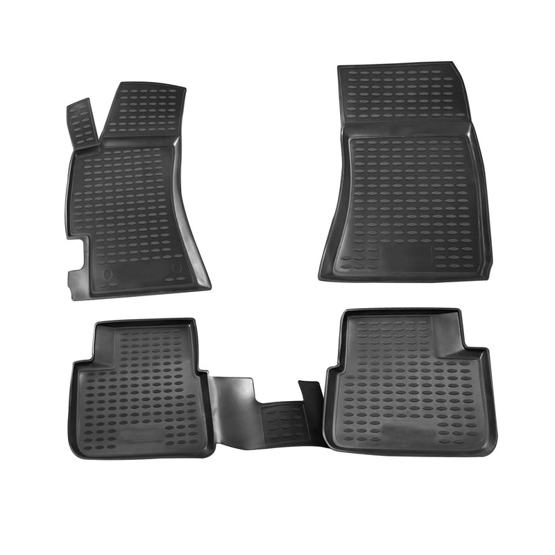 Tapis de sol pour Subaru Impreza 2007-2017 en caoutchouc TPE 3D Noir 4Pcs