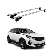 Tiger Barres de toit transversales pour Peugeot 3008 2016-2020 Gris