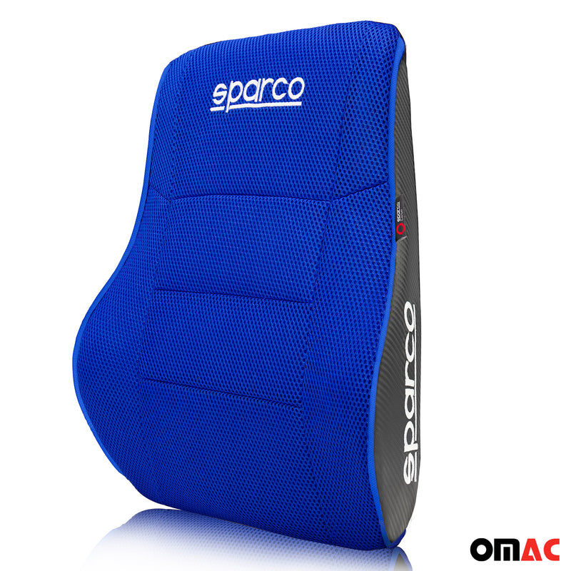 SPARCO coussin lombaire voiture coussin dos coussin pour chaise de voiture bleu