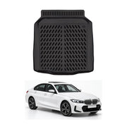 Tapis de coffre pour BMW 3 Série G20 2019-2026 Noir 3D en Caoutchouc TPE