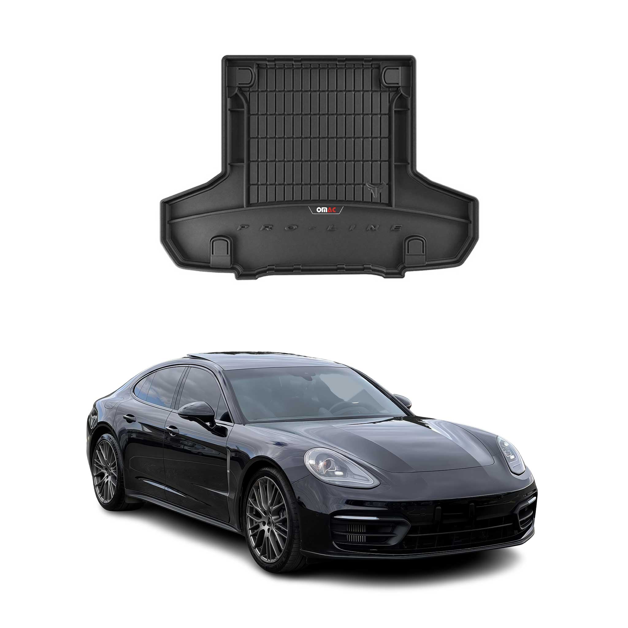Tapis de Coffre pour Porsche Panamera 2016-2024 TPE Noir