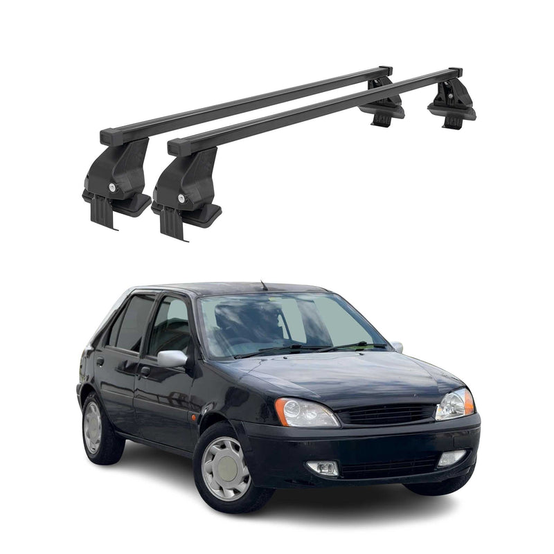 Barres Transversales Menabo pour Ford Fiesta IV 1996-2002 Noir