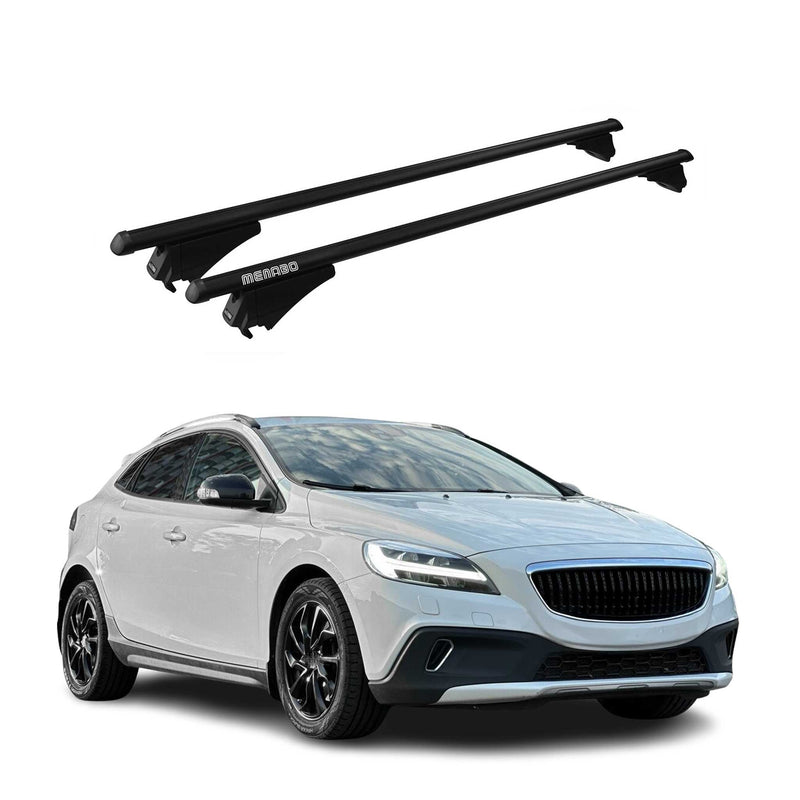 Tiger Barres de toit transversales pour Volvo V40 Cross 2013-2025 Noir