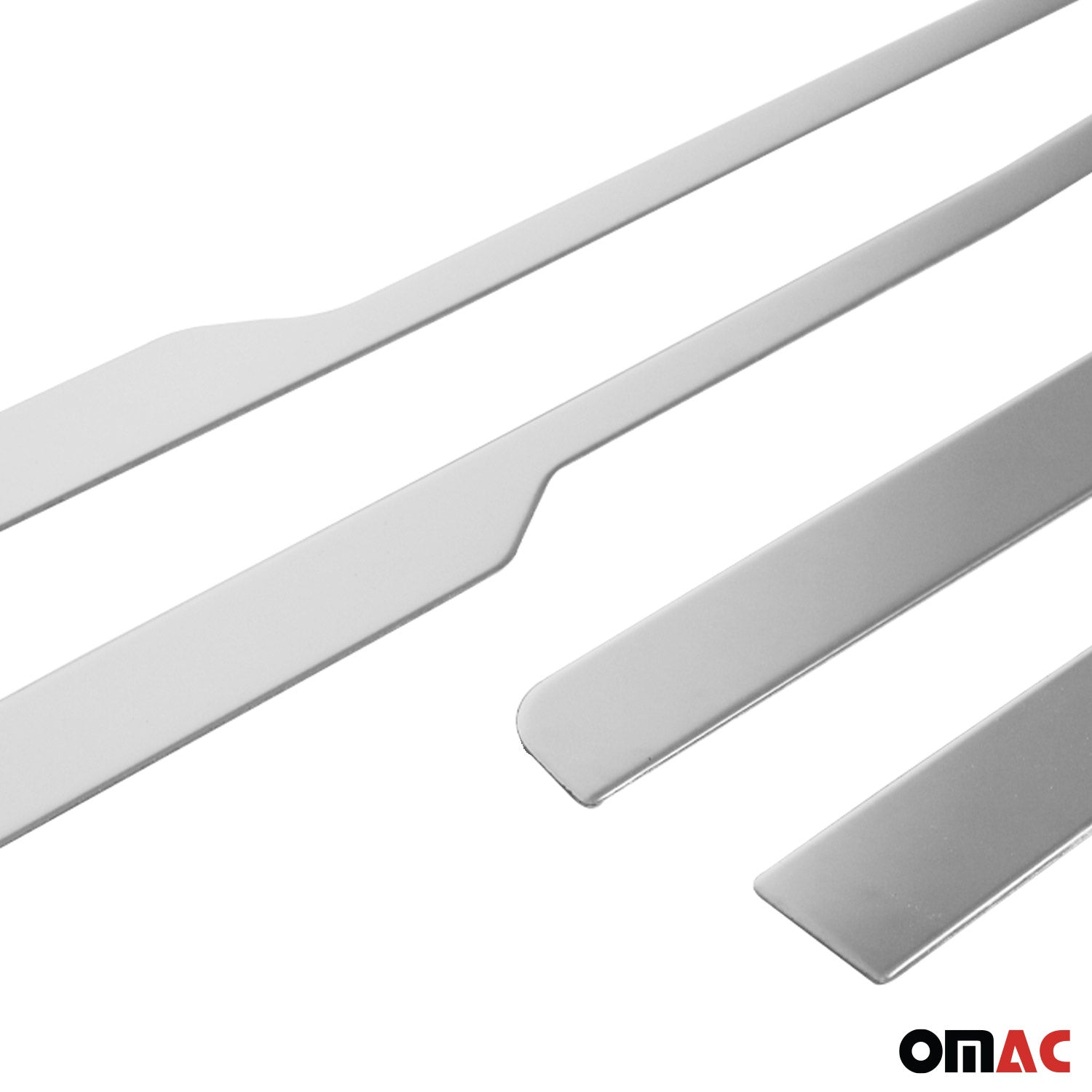 Bandes latérales de porte pour Hyundai Tucson 2022-2026 4Pcs en Acier Silver