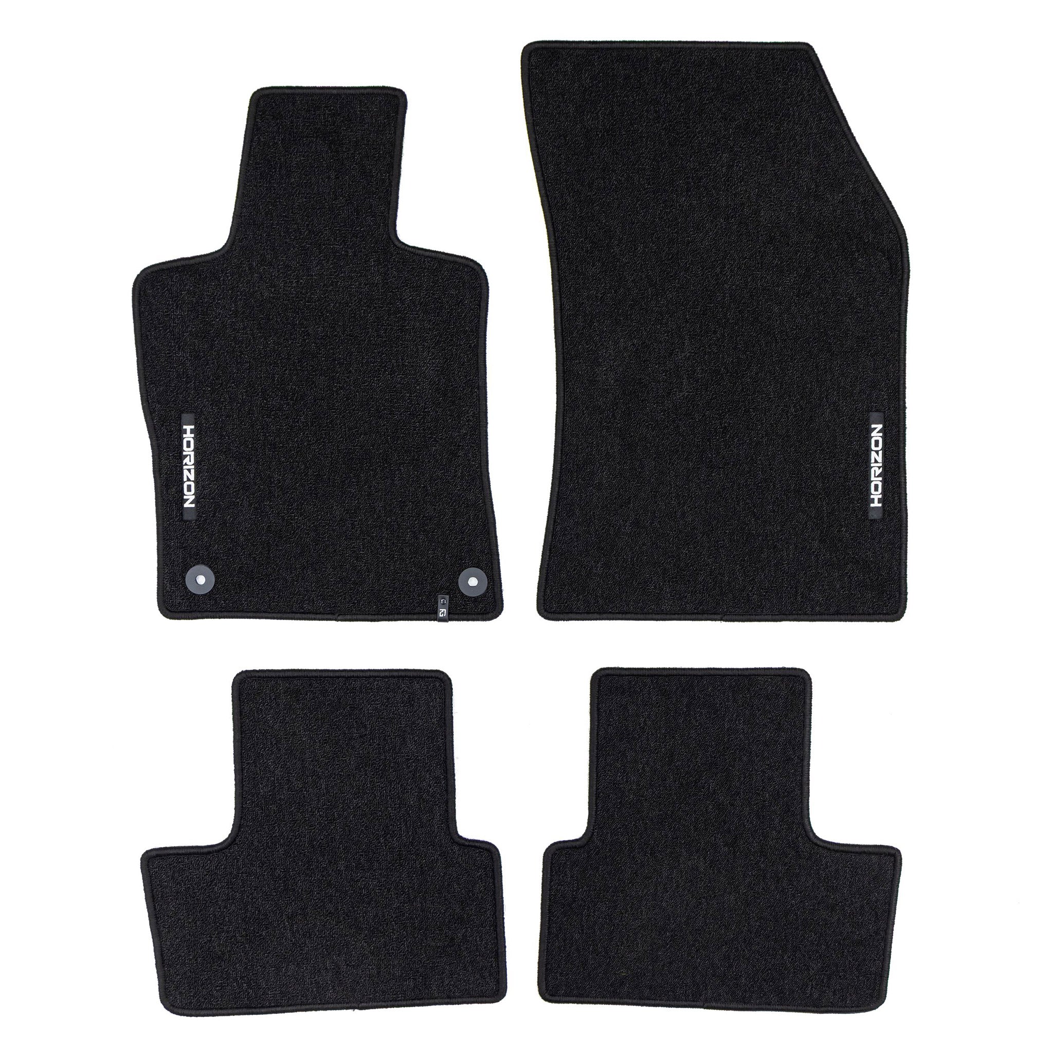 Tapis de Sol de Voiture pour DS 4 II 2021-2026 Velours solide et durable 4Pcs