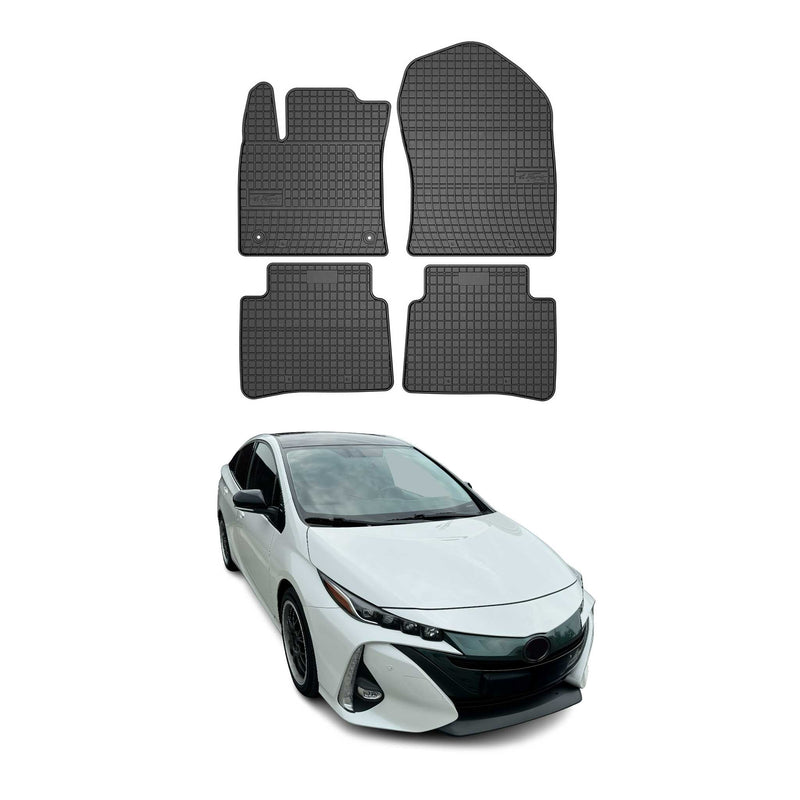 Tapis de Sol pour Toyota Prius 2015-2022 Caoutchouc Noir