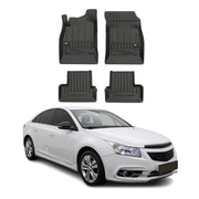 OMAC Tapis de sol en caoutchouc pour Chevrolet Cruze 2009-2023 Noir Premium