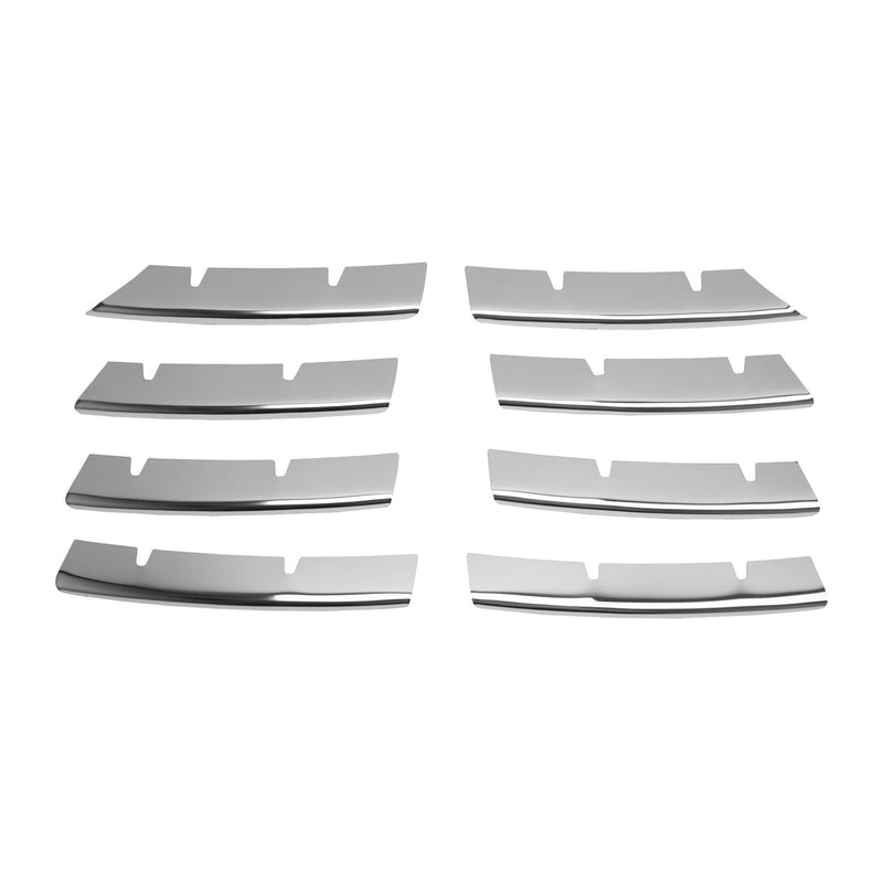 Moulure de Grille de Calandre pour VW Passat B6 2005-2010 Chromé 8Pcs