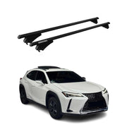 Tiger Barres de toit transversales pour Lexus UX 2019-2026 Noir