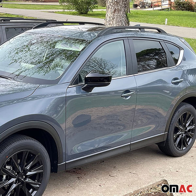 Barres de toit longitudinales pour Renault Kangoo 2008-2021 L1 Aluminium Noir 2x