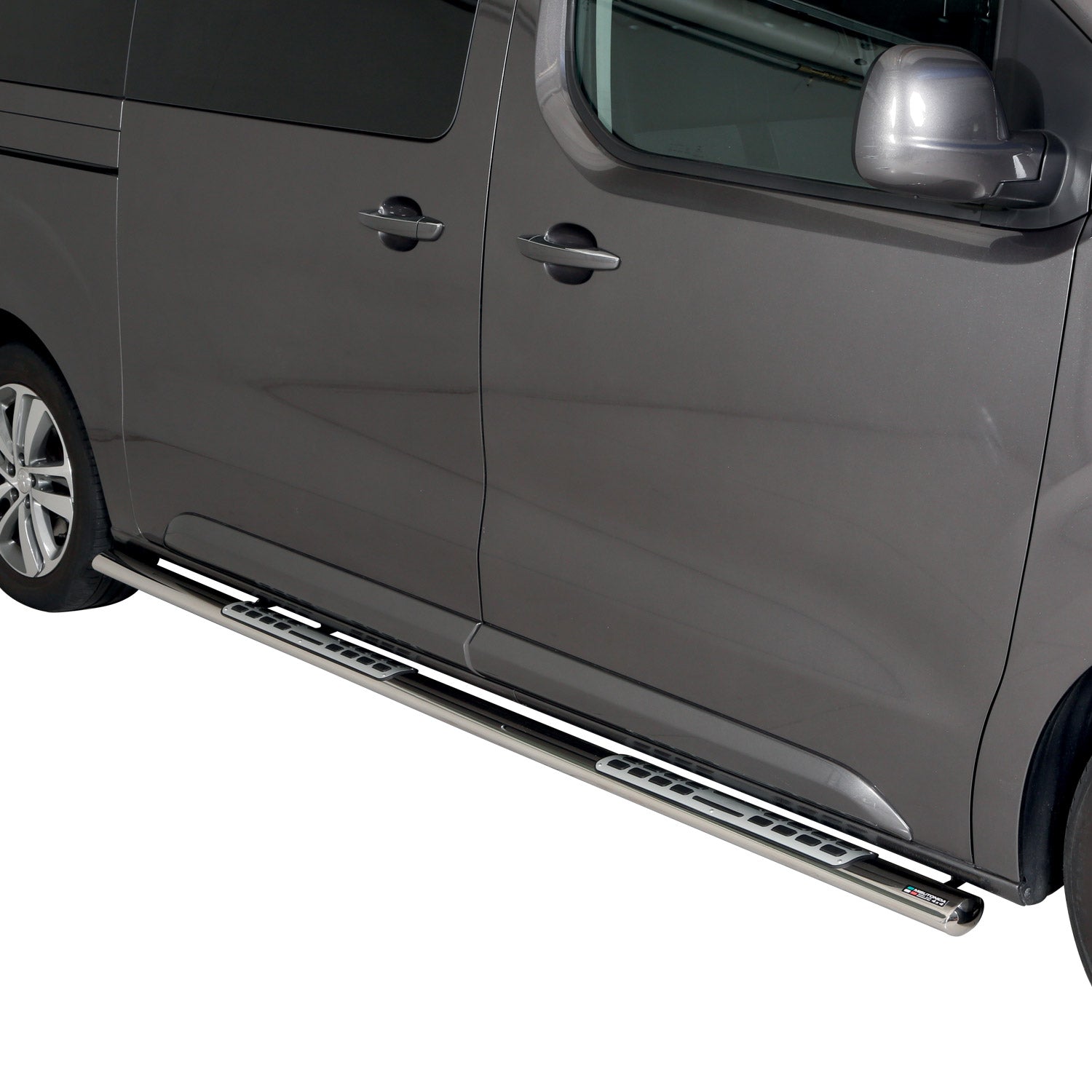 Marchepieds Latéraux pour Toyota Proace 2016-2026 L2 Acier Inoxydable Argent