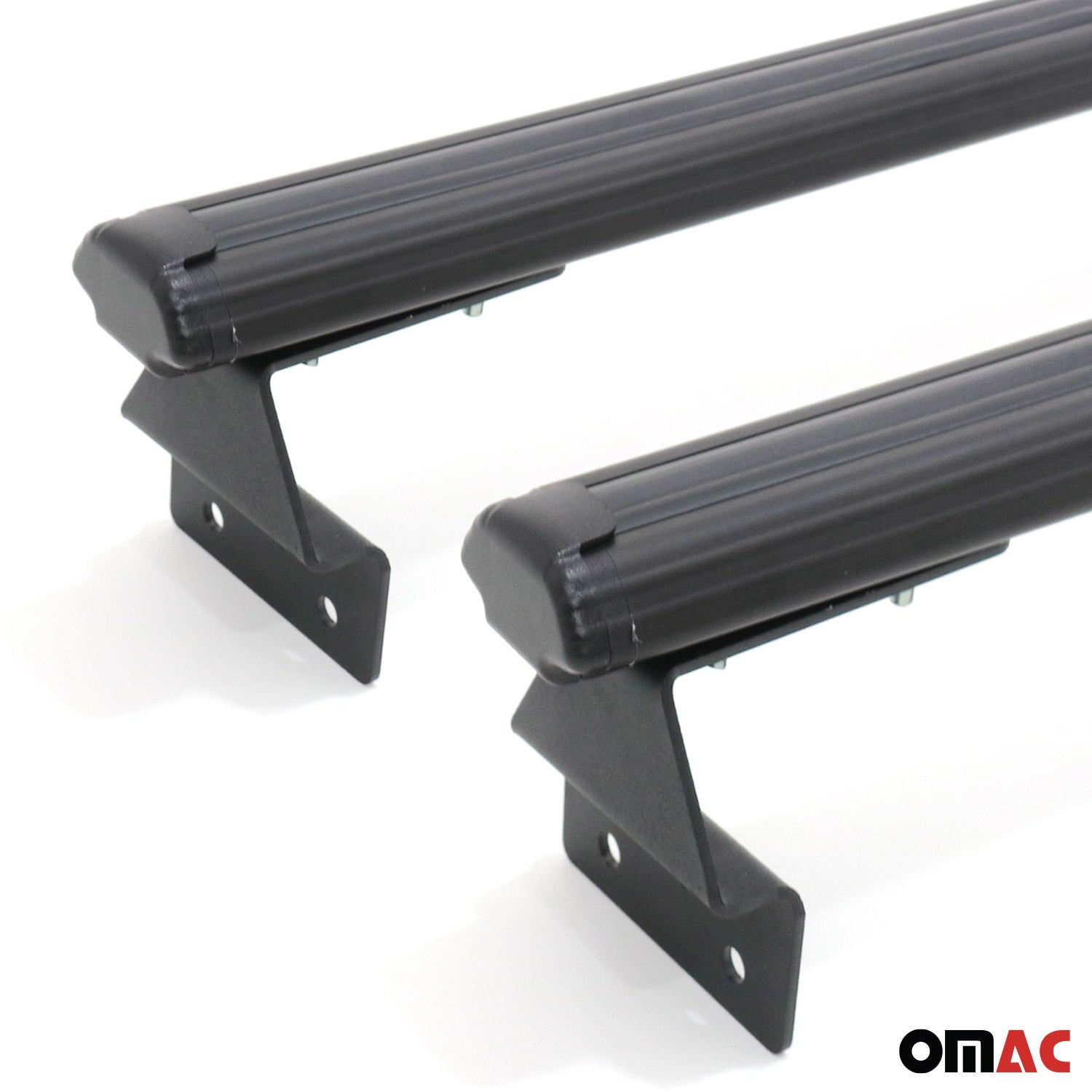Barres de toit transversales pour VW Amarok 2010-2020 Aluminium Noir