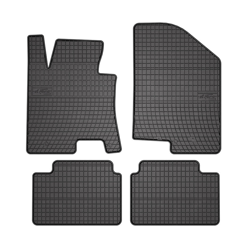 Tapis de Sol pour Kia Ceed 2012-2018 Caoutchouc Noir