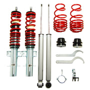 JOM Redline Combinés Filetés pour Seat Ibiza 6J 1.2/ 1.4/ 1.6/ 1.4 TDi mit ABE
