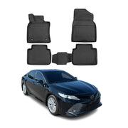 Tapis de sol pour Toyota Camry XV70 2018-2022 en caoutchouc TPE 3D Noir 4Pcs