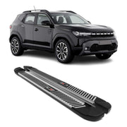 Marchepieds Latéraux pour Renault Duster / Dacia Duster 2024-2026 Noir Gris Alu