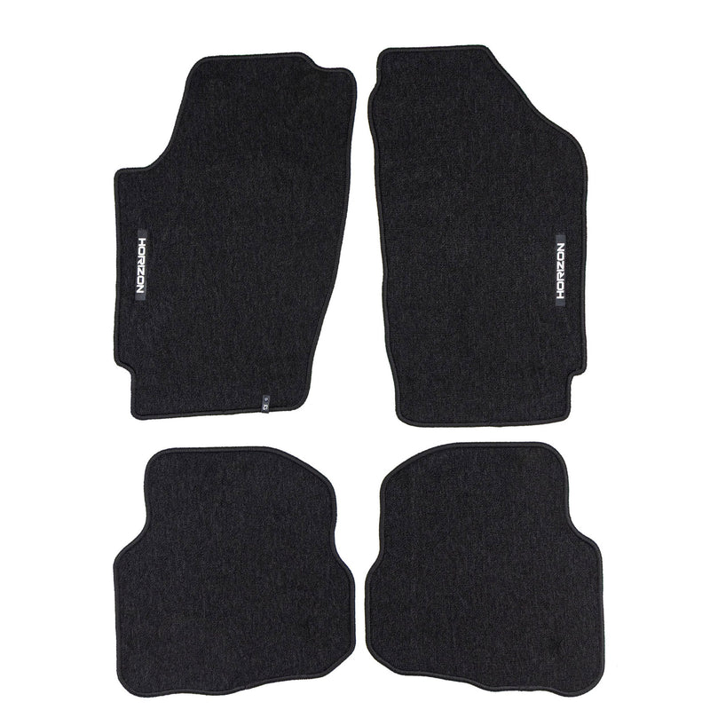 Tapis de Sol de Voiture pour VW Fox 2003-2011 Velours solide et durable 4Pcs