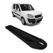 Marchepieds Latéraux pour Fiat Doblo 2000-2010 L1 Aluminium Noir Court 2Pcs