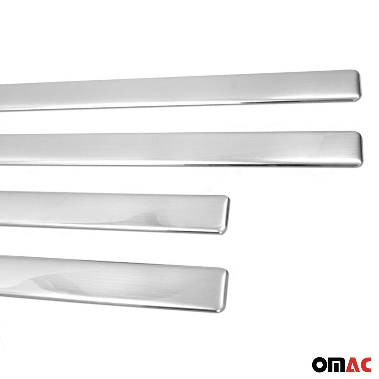 Couverture de Seuil de porte pour Renault Megane 2016-2022 acier inox chromé 4x