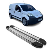 Marchepieds Latéraux pour Peugeot Bipper 2008-2021 Argent Aluminium 2Pcs