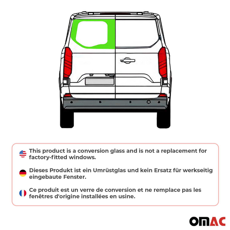 Vitre de Porte pour Ford Transit Tourneo Custom 2023-2025 L1/L2 Arriére Gauche