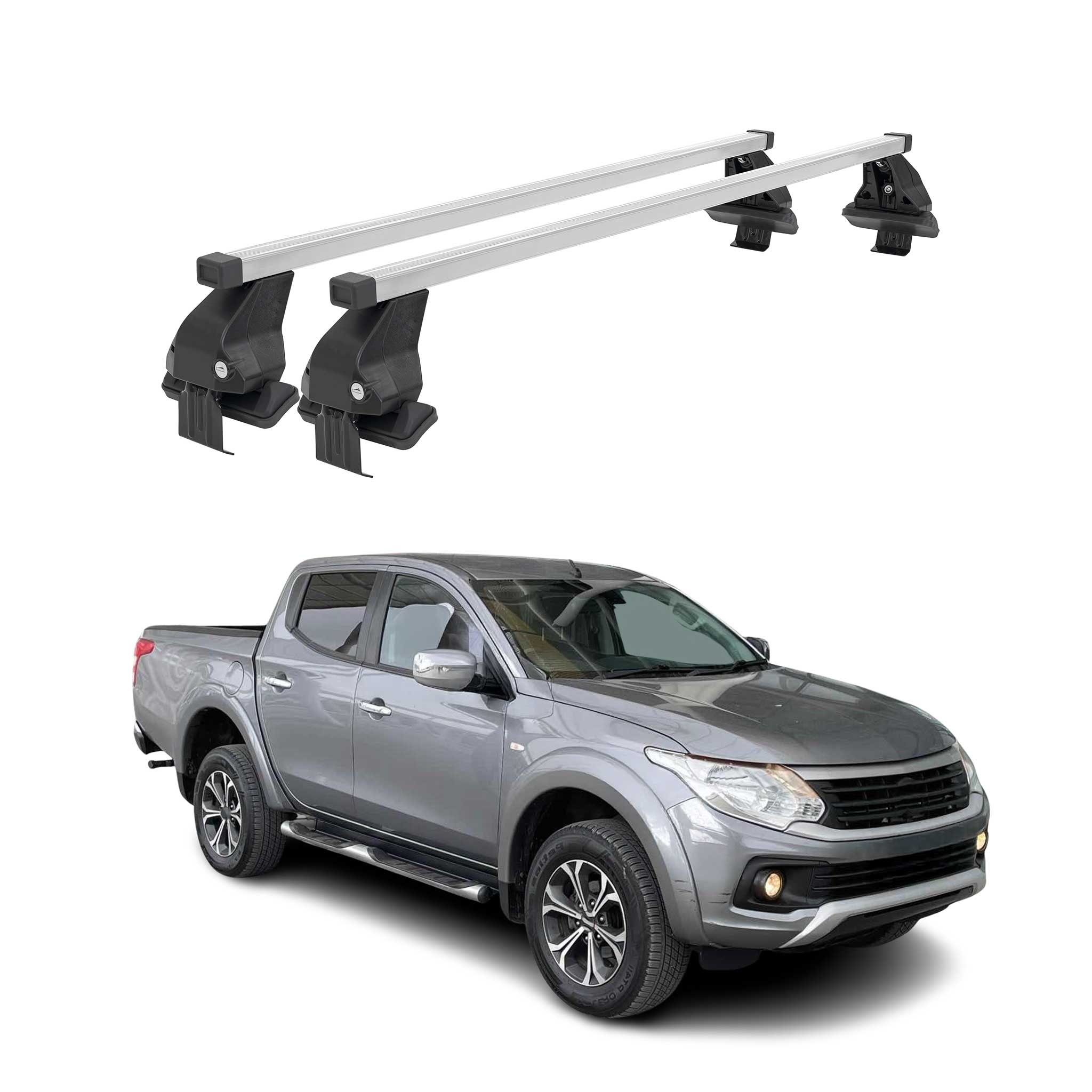 Barres de toit transversales pour RAM 1200 2016-2025 Acier Gris