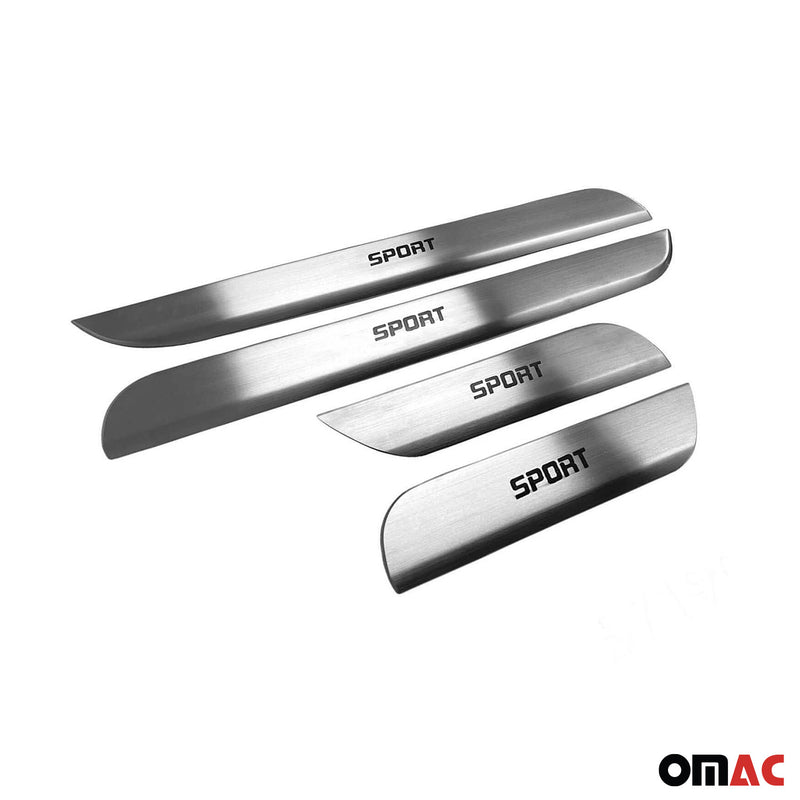 Couverture de Seuil de porte pour Peugeot 3008 2017-2025 acier inox chromé 4 Pcs