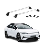 Barres de toit transversales pour VW ID.7 2024-2026 Aluminium Gris ABE