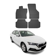 Tapis de Sol pour Skoda Octavia 2020-2026 OMAC Noir Caoutchouc