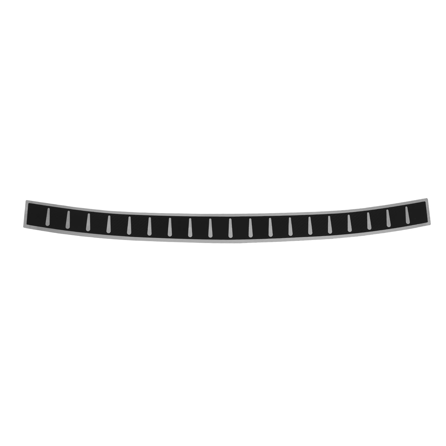 Protection de Pare-Chocs pour Fiat 500E 2020-2026 Inox finition film carbone