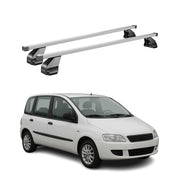 Barres de toit transversales pour Fiat Multipla 2004-2010 Facelift Acier Gris 2x