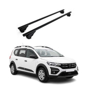 Barres de toit Transversales pour Dacia Jogger 2022-2026 Acier Noir 2Pcs