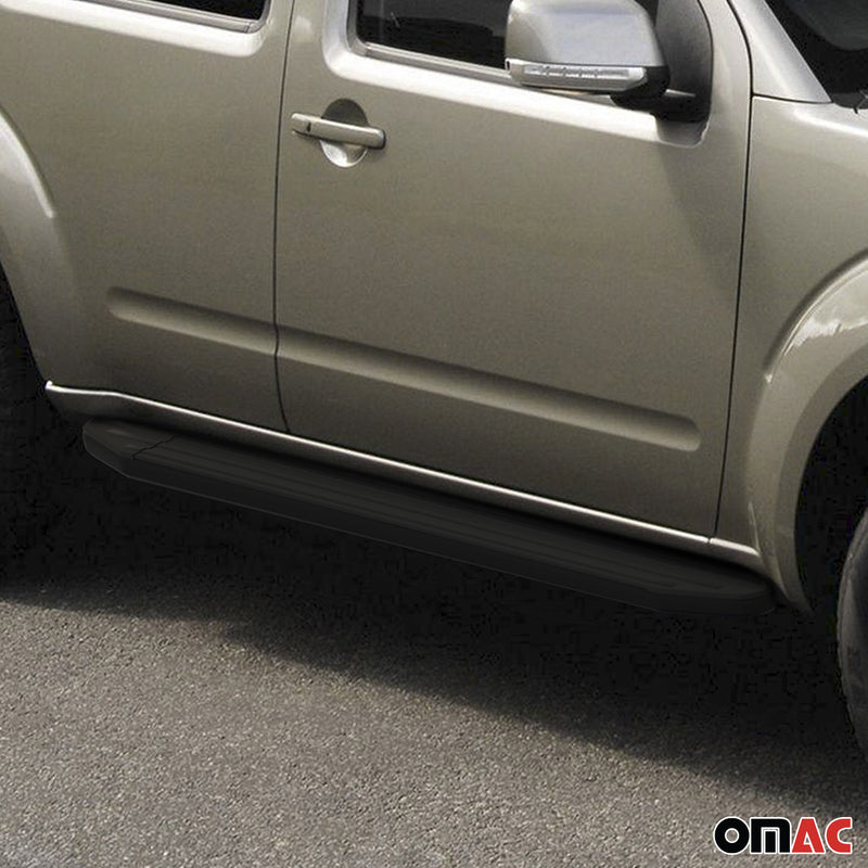 Marchepieds Latéraux pour Nissan Pathfinder 2004-2014 Aluminium Noir 2Pcs