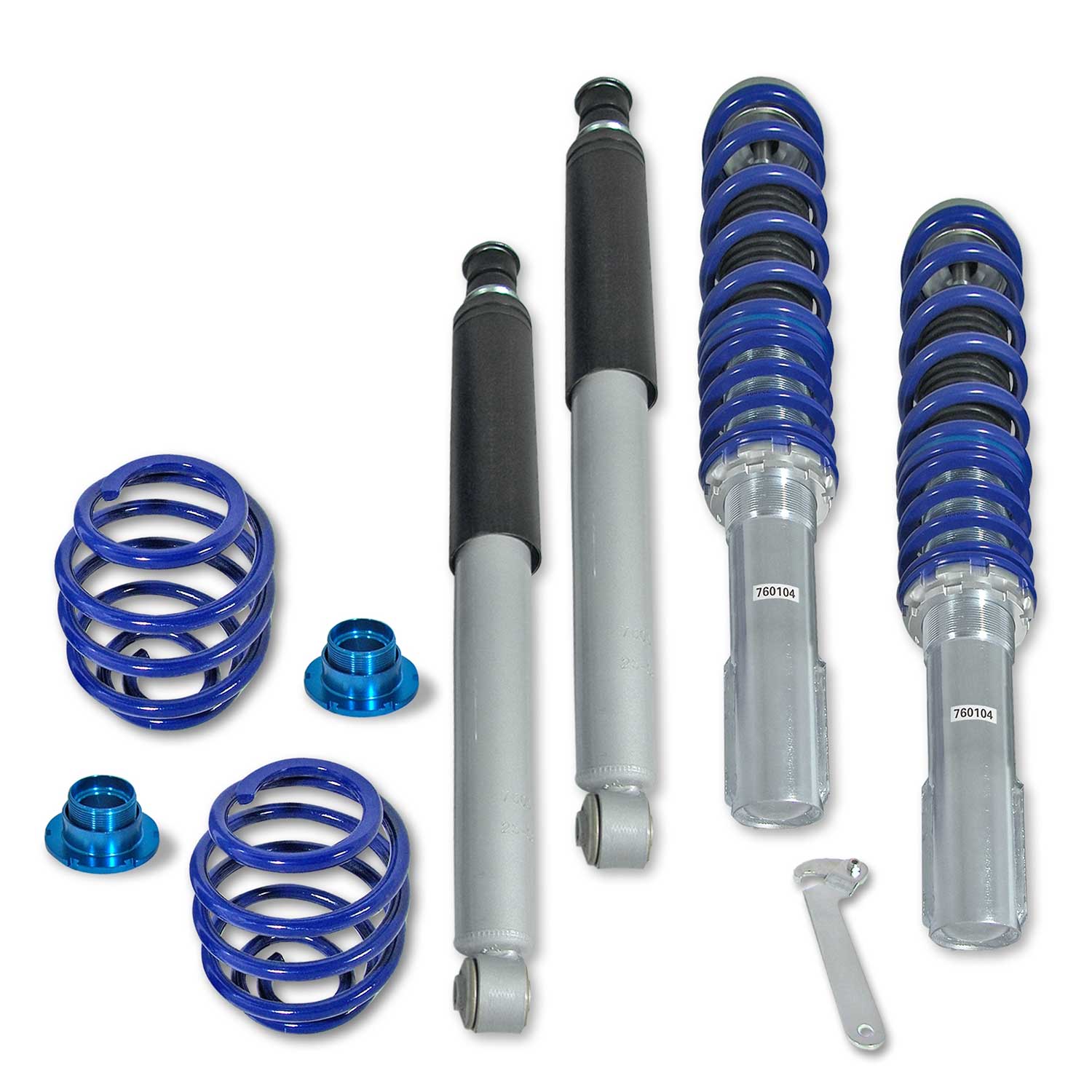 Tuning Kit Suspension + Amortisseurs combiné pour Opel Corsa A B/Tigra 1982-2004