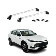Barres de toit transversales pour MG HS II / EHS II 2024-2026 Aluminium Gris ABE