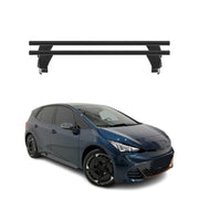 Menabo Barres de toit Transversales pour Cupra Born 2024-2026 FL Alu Noir 2x