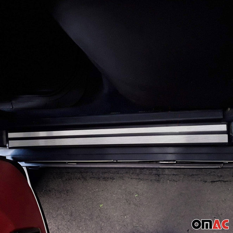 Couverture de Seuil de porte pour Mercedes Classe E W124 1985-1995 inox Brossé